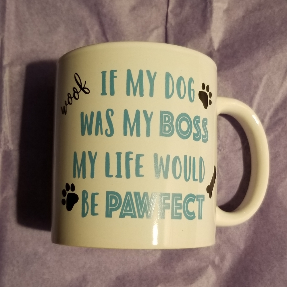 🍁🌺🐕Ceramic mug dog saying